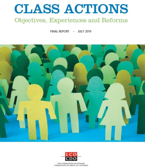 Class Actions Objectives, Experiences and Reforms LCOCDO